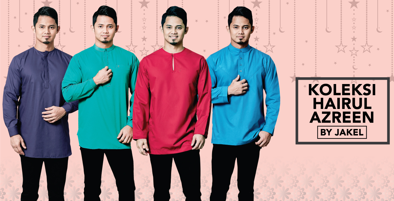 Hairul Azreen Trendy Baju Raya 2019